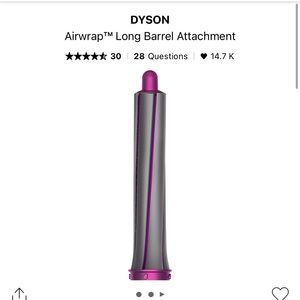 Dyson Long Barrels for Air Wrap 1.2”